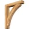 Ekena Millwork Thorton Block Rough Sawn Bracket w/ Offset Brace, Western Red Cedar, 6"W x 32"D x 36"H BKT0604X32X36THR05RWR - alternate 1